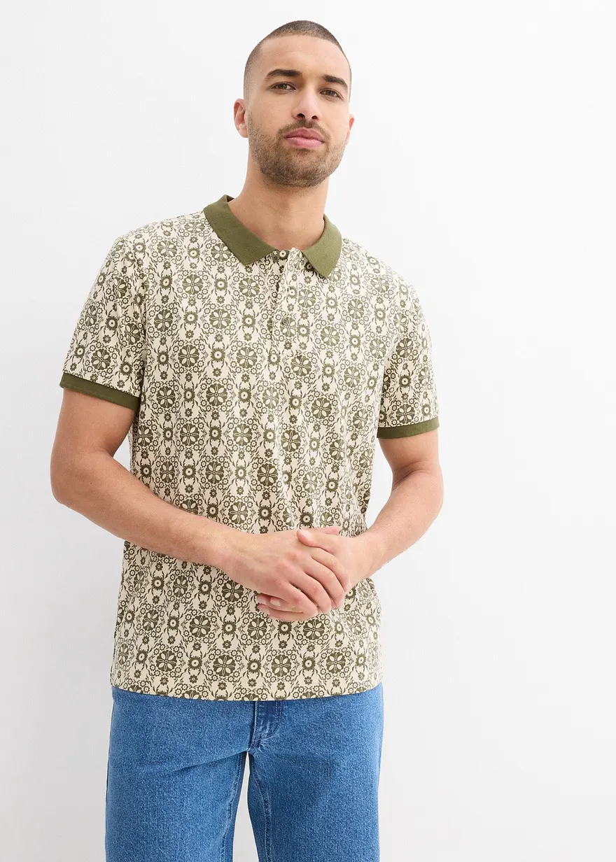 Poloshirt aus Bio-Baumwolle, Kurzarm