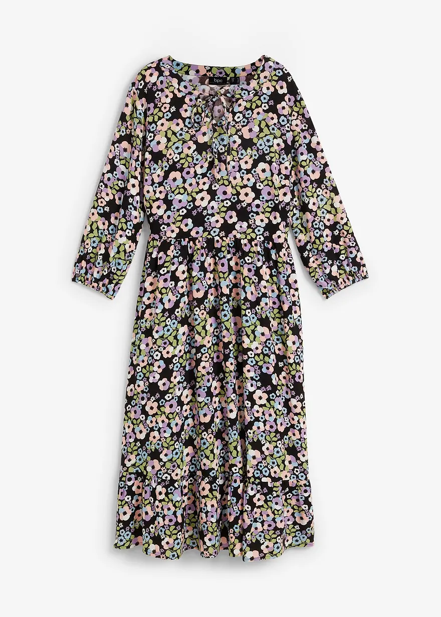 Midikleid aus Viskose