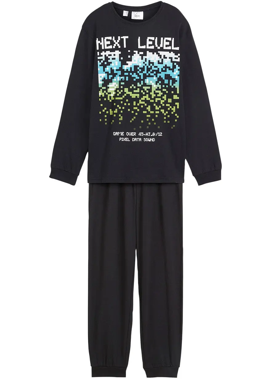 Pyjama aus reiner Baumwolle (2-tlg. Set)