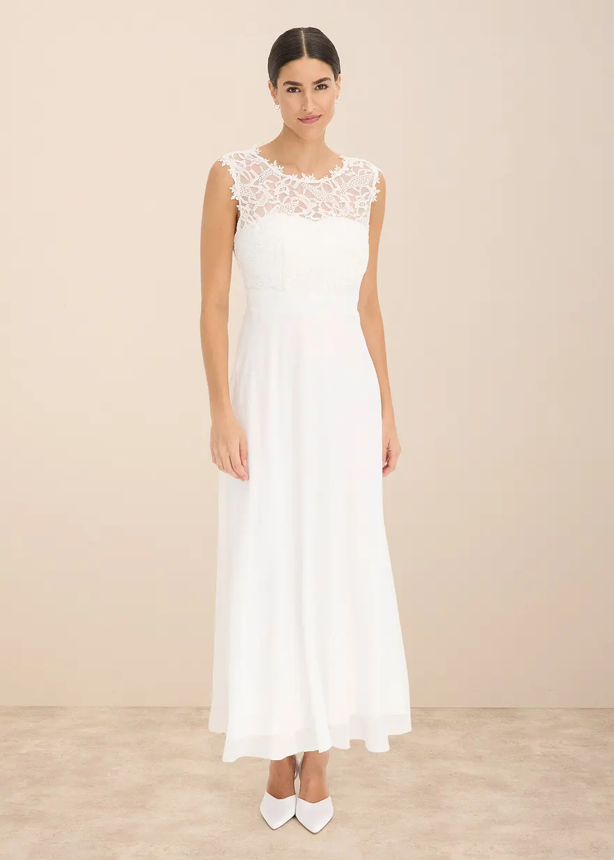 Abend-Maxikleid mit Spitze