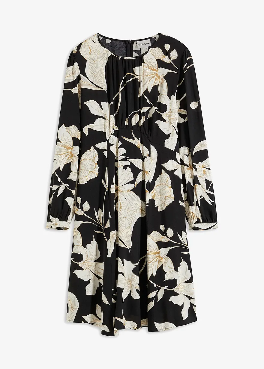 Schwingendes Kleid aus Viskose