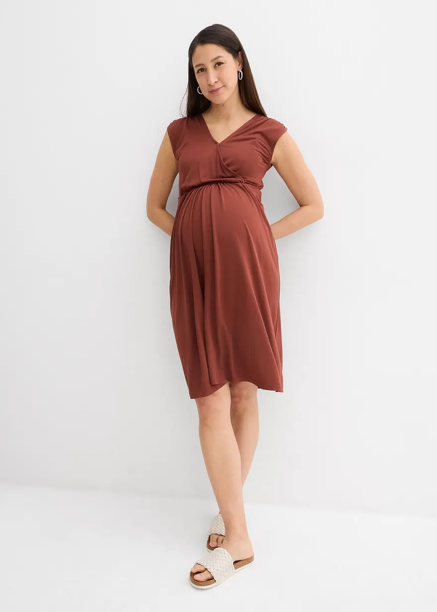 2-in-1 Umstands- und Stillkleid aus weicher Modalmischung