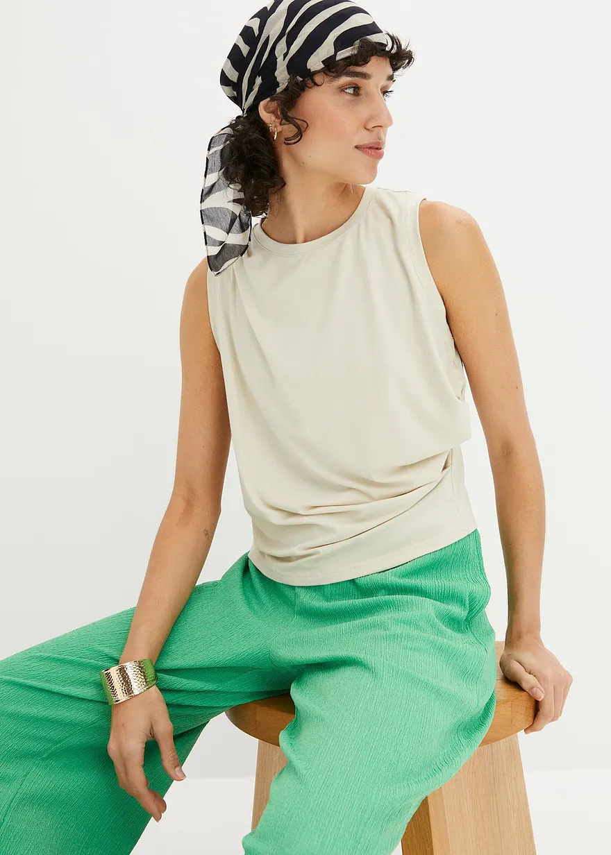 Shirt mit Drapierung