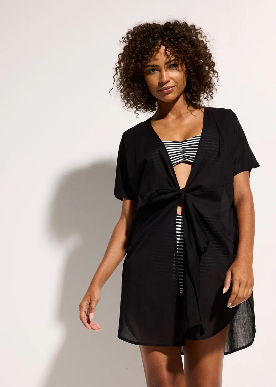Transparente Strandbluse