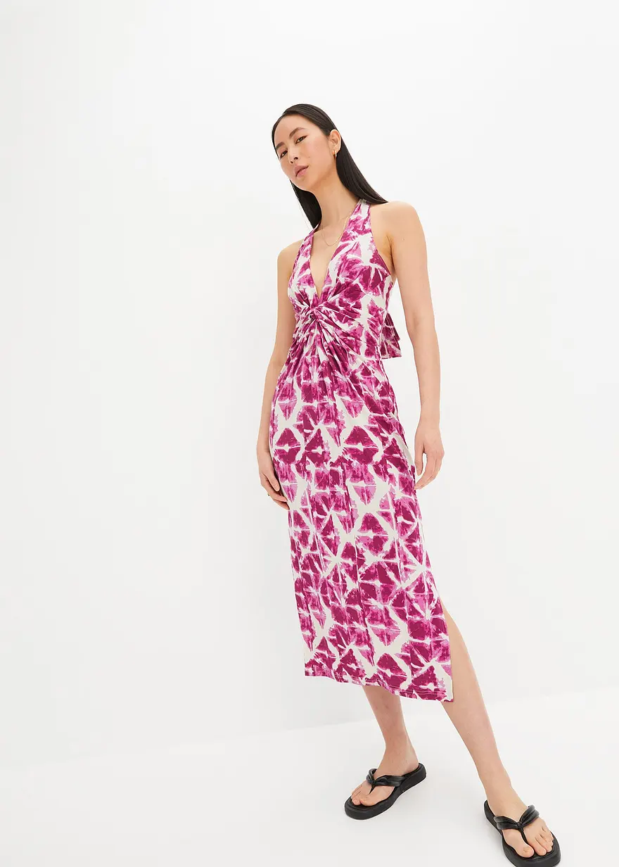 Jerseykleid mit Neckholder