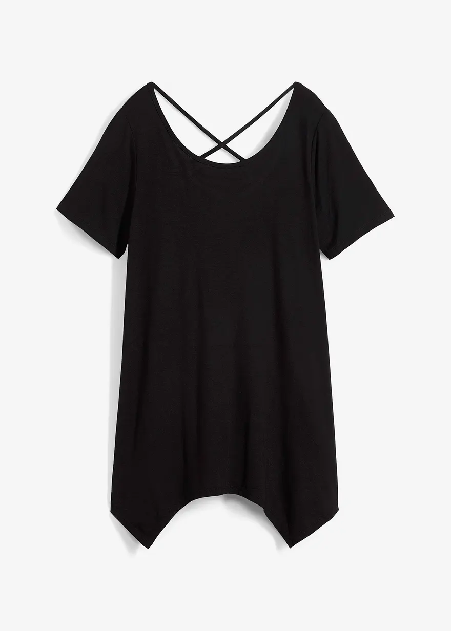 Zipfel Longshirt, kurzarm