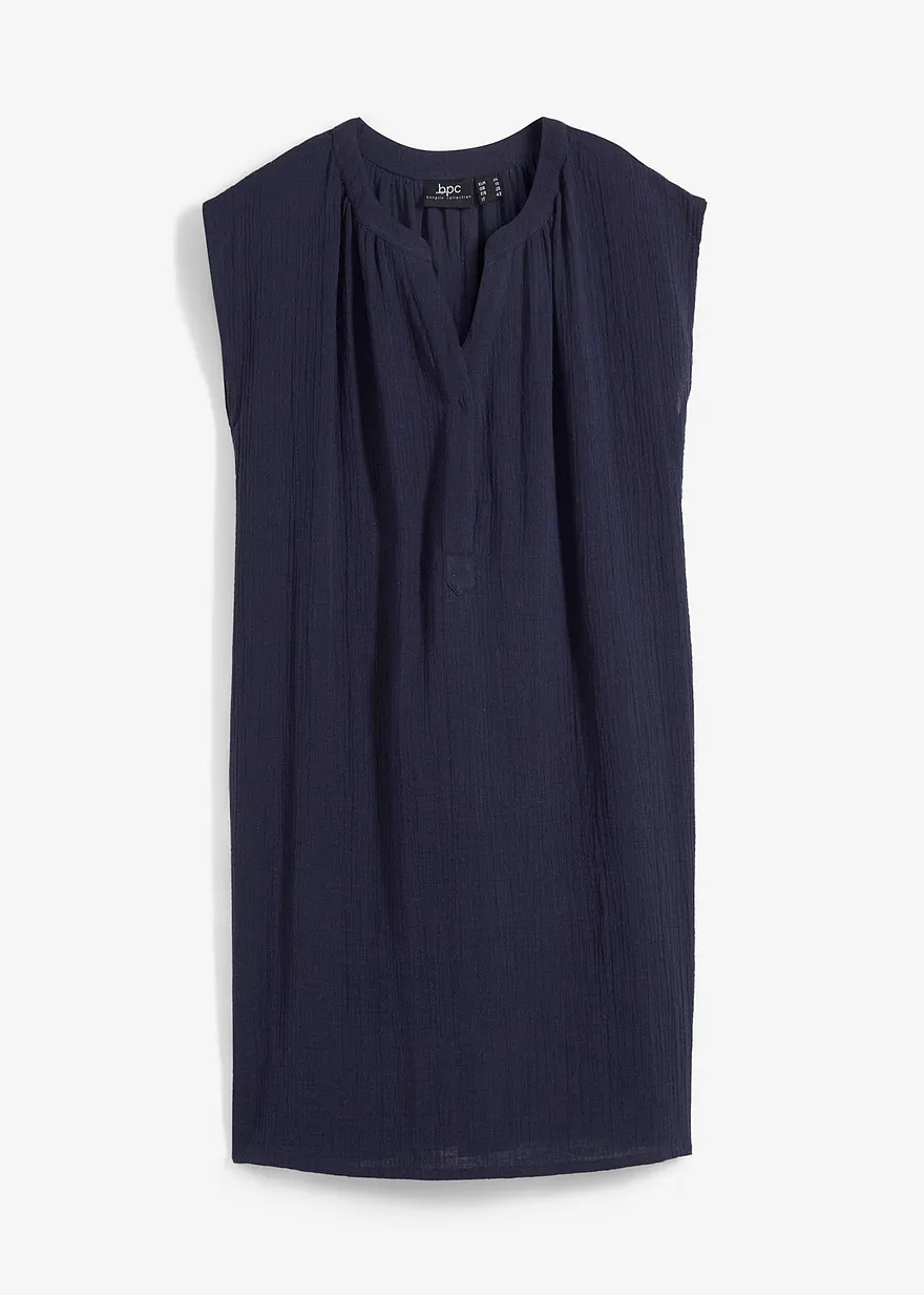 2-in-1 Umstands- und Stillkleid aus Baumwollmusselin
