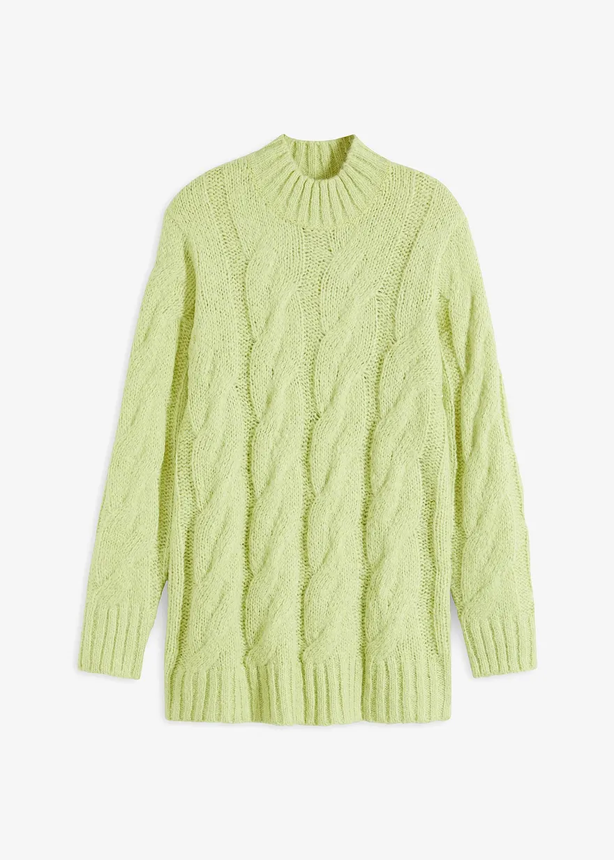 Pullover mit Zopfmuster