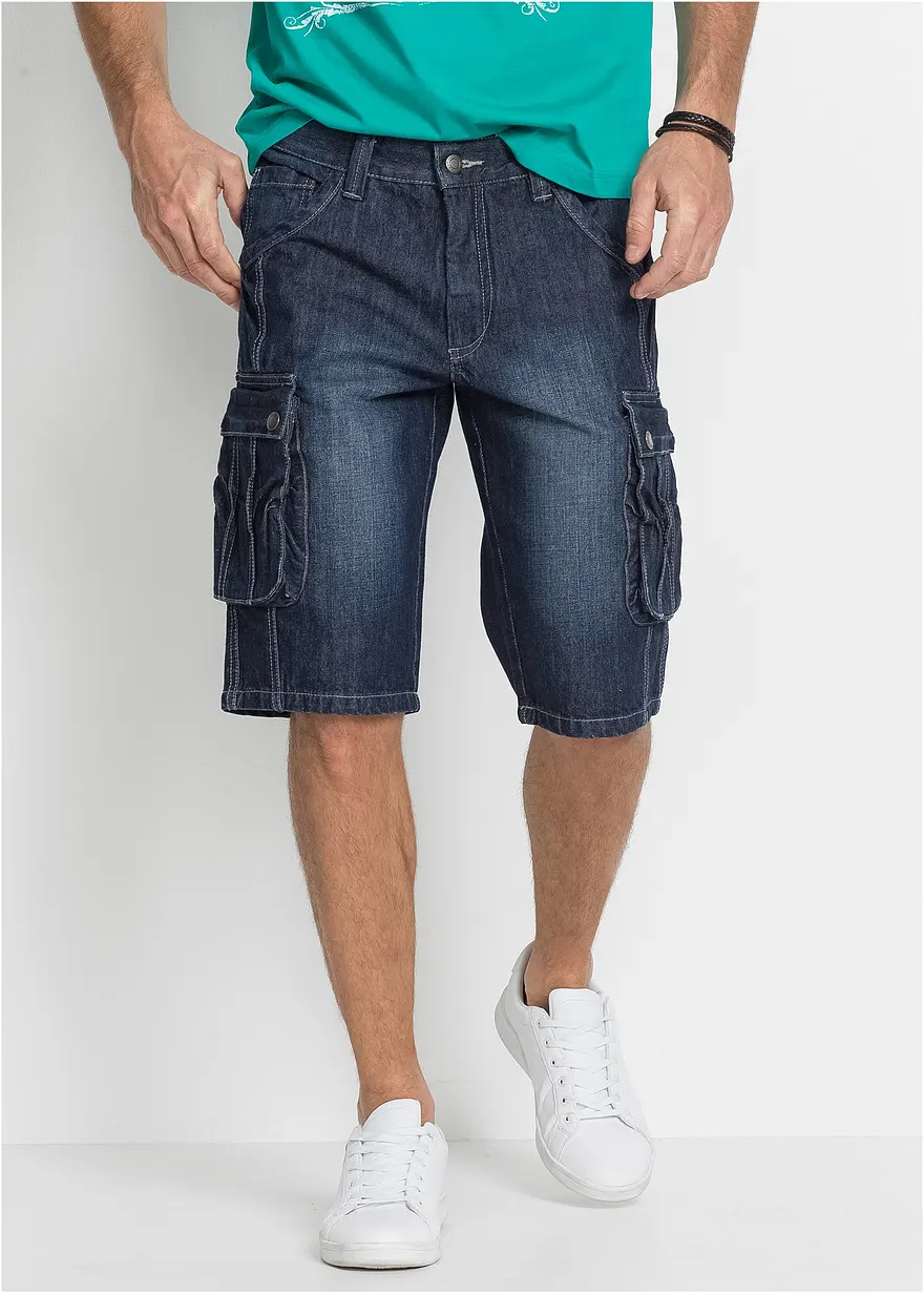 Cargo-Jeans-Bermuda Regular Fit