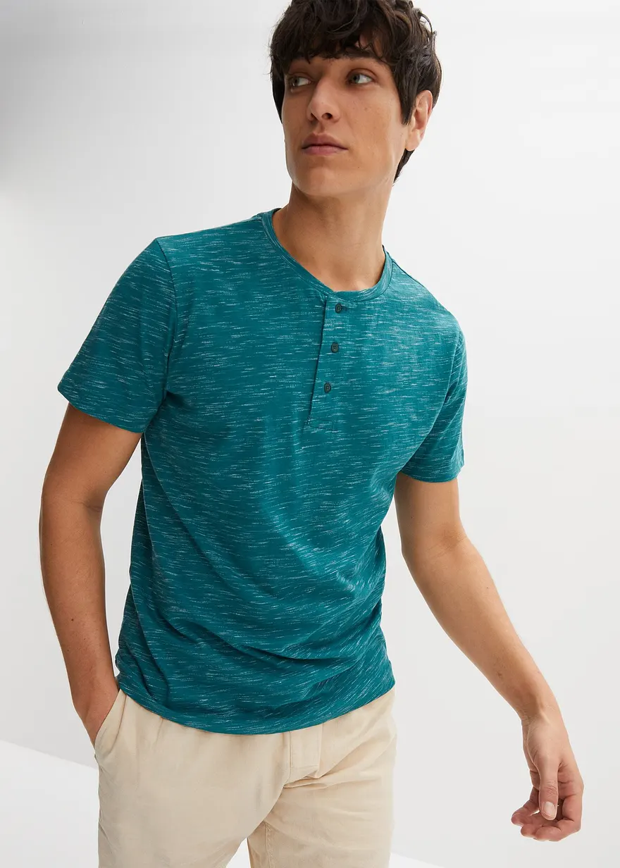 Henleyshirt, Kurzarm (2er Pack)