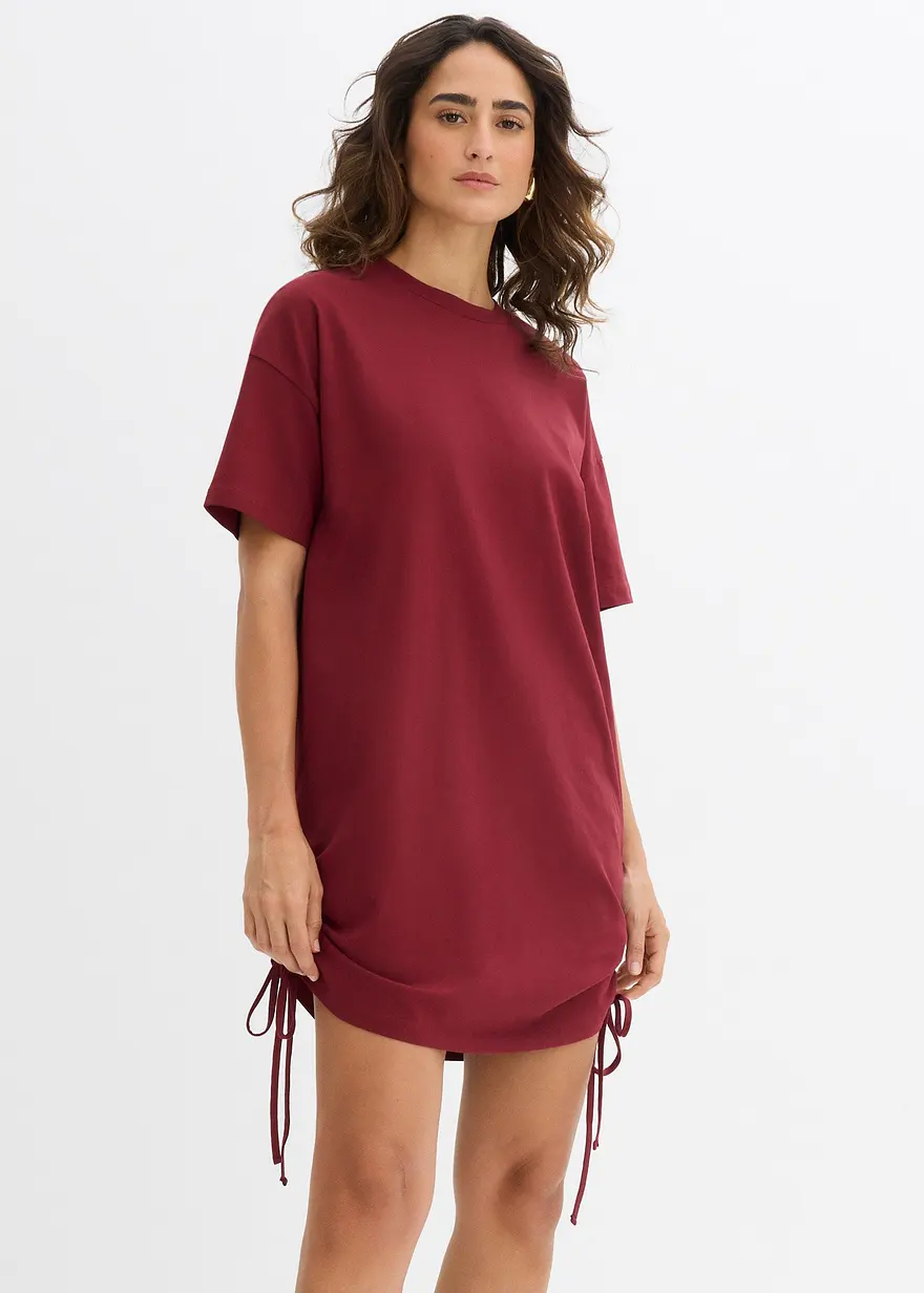 Jerseykleid aus elastischem Baumwoll-Mix