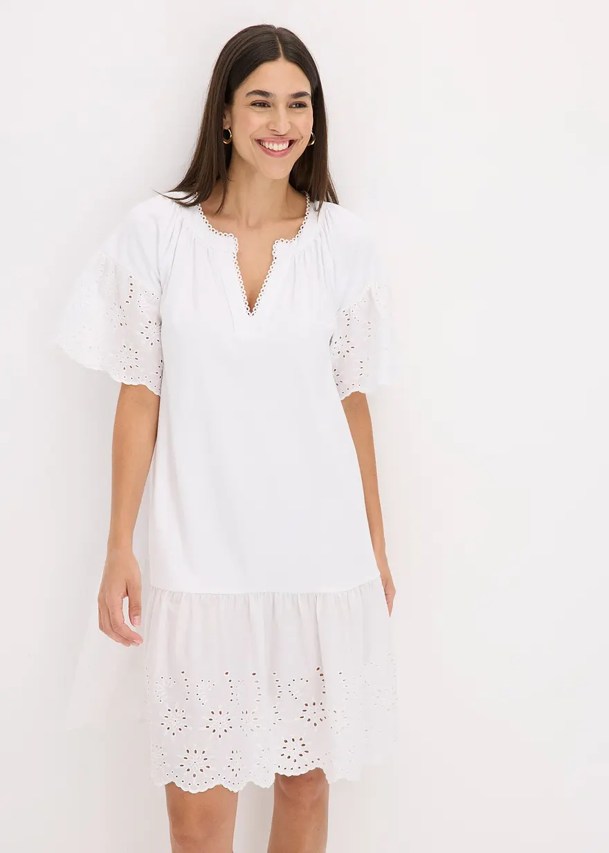 Tunika-Kleid aus reiner Bio-Baumwolle