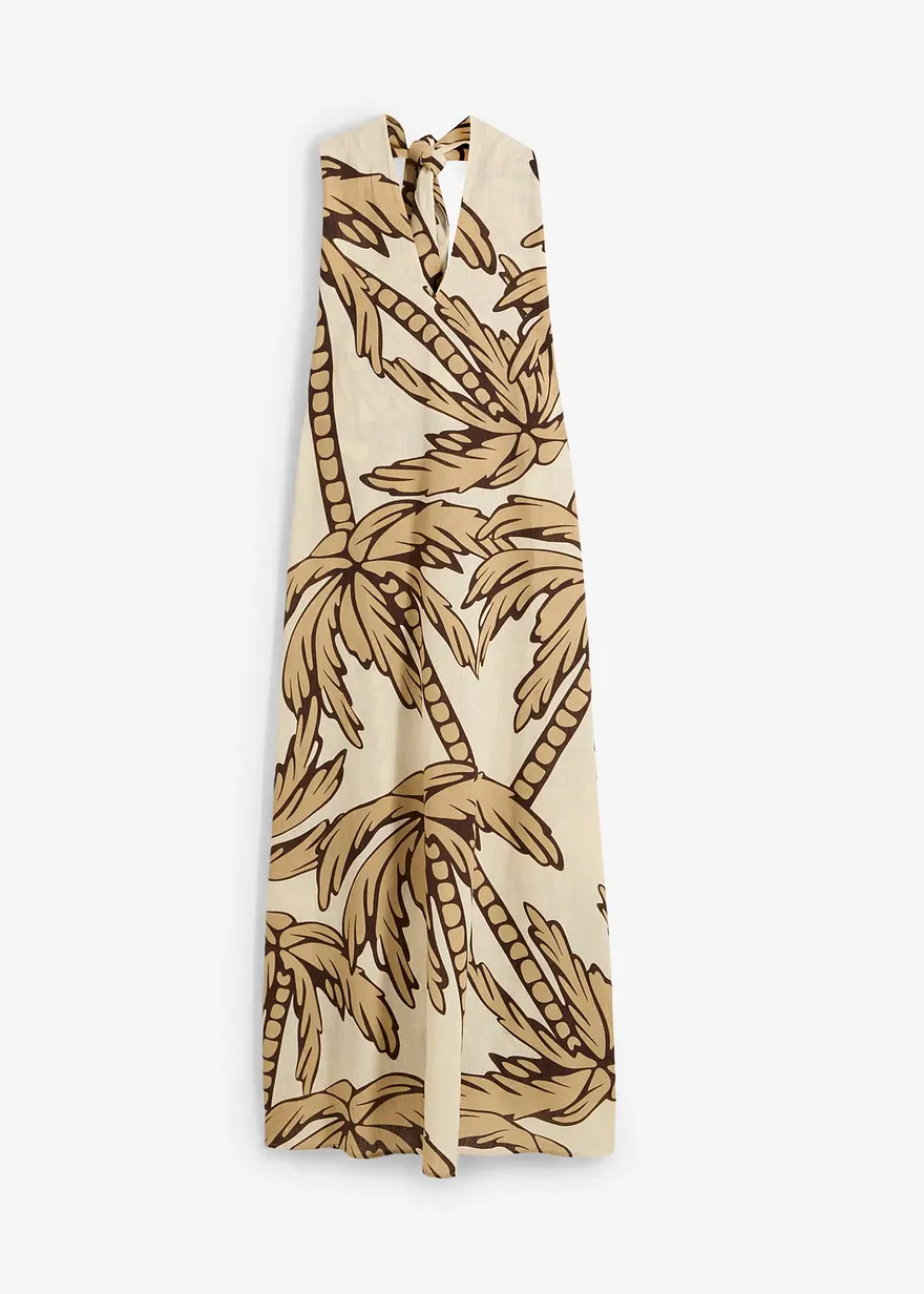 Neckholder-Kleid in A-Linie