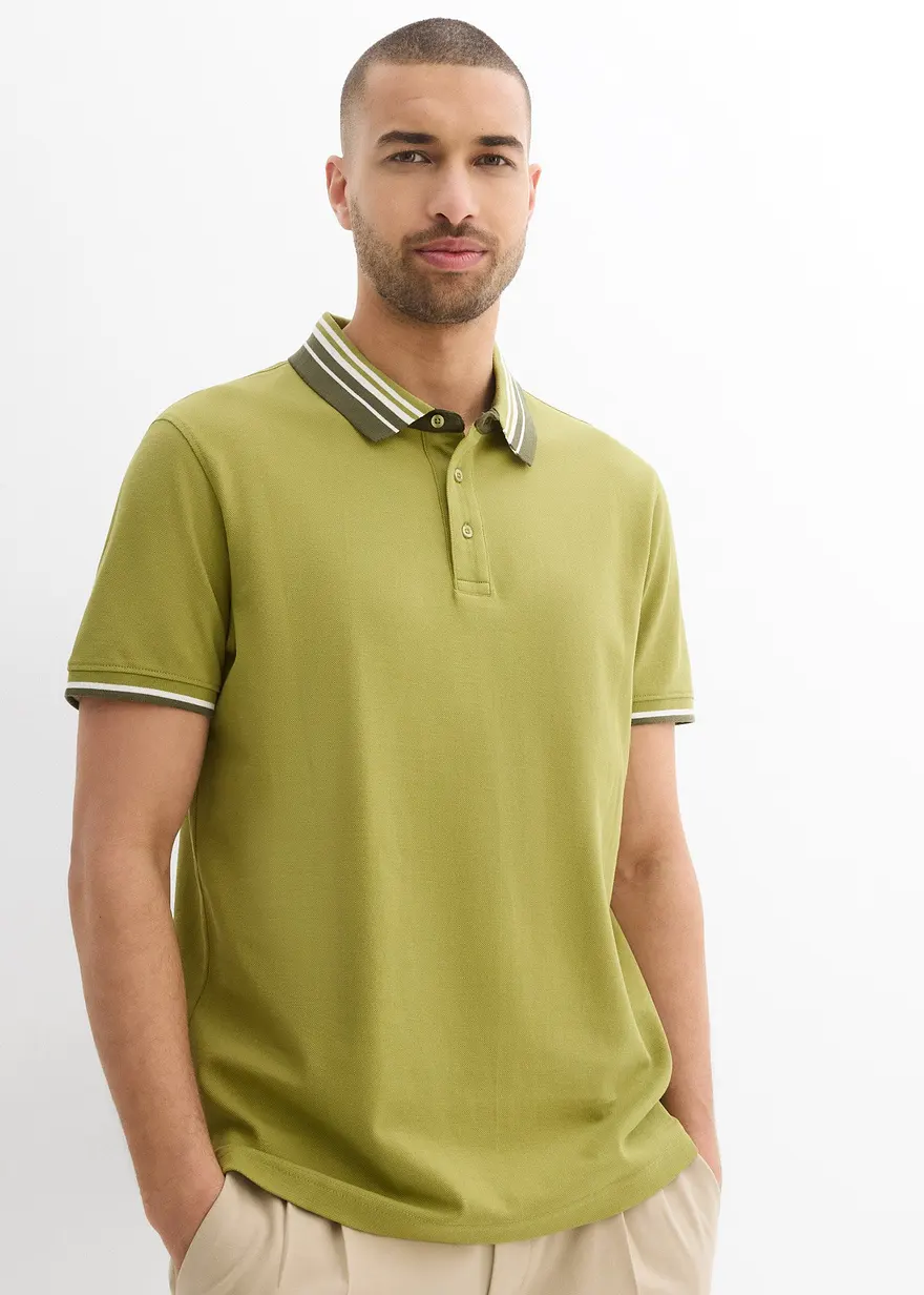 Piqué-Poloshirt aus reiner Bio-Baumwolle