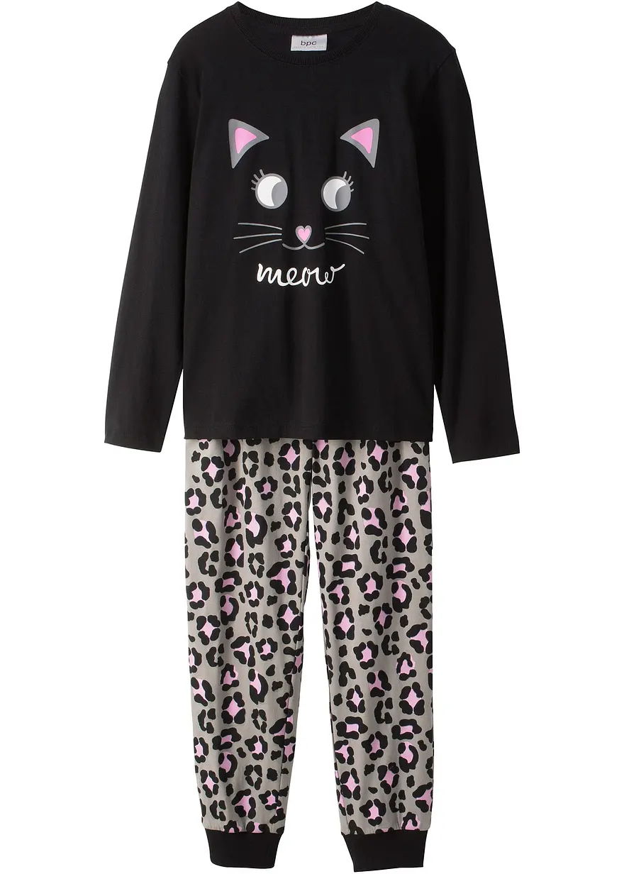 Pyjama aus reiner Baumwolle (2-tlg. Set)