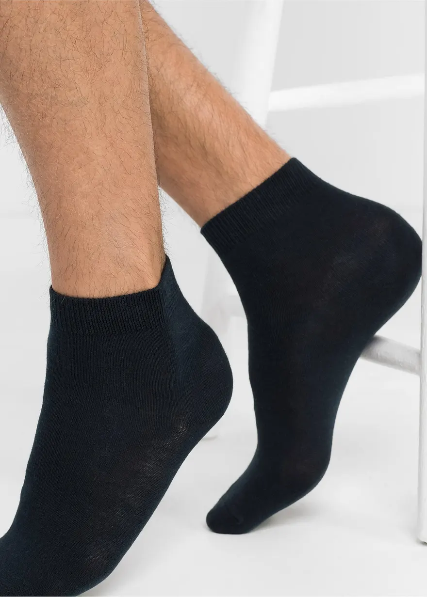 Kurzsocken mit Bio-Baumwolle (10er Pack)