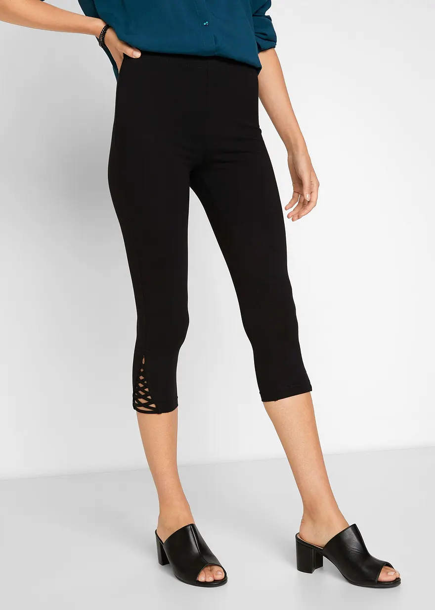 Capri-Leggings mit Bio-Baumwolle