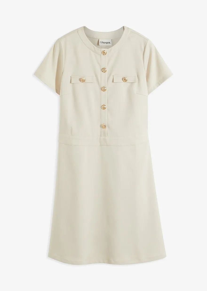 Kurzes Kleid mit leicht ausgestelltem Rockteil