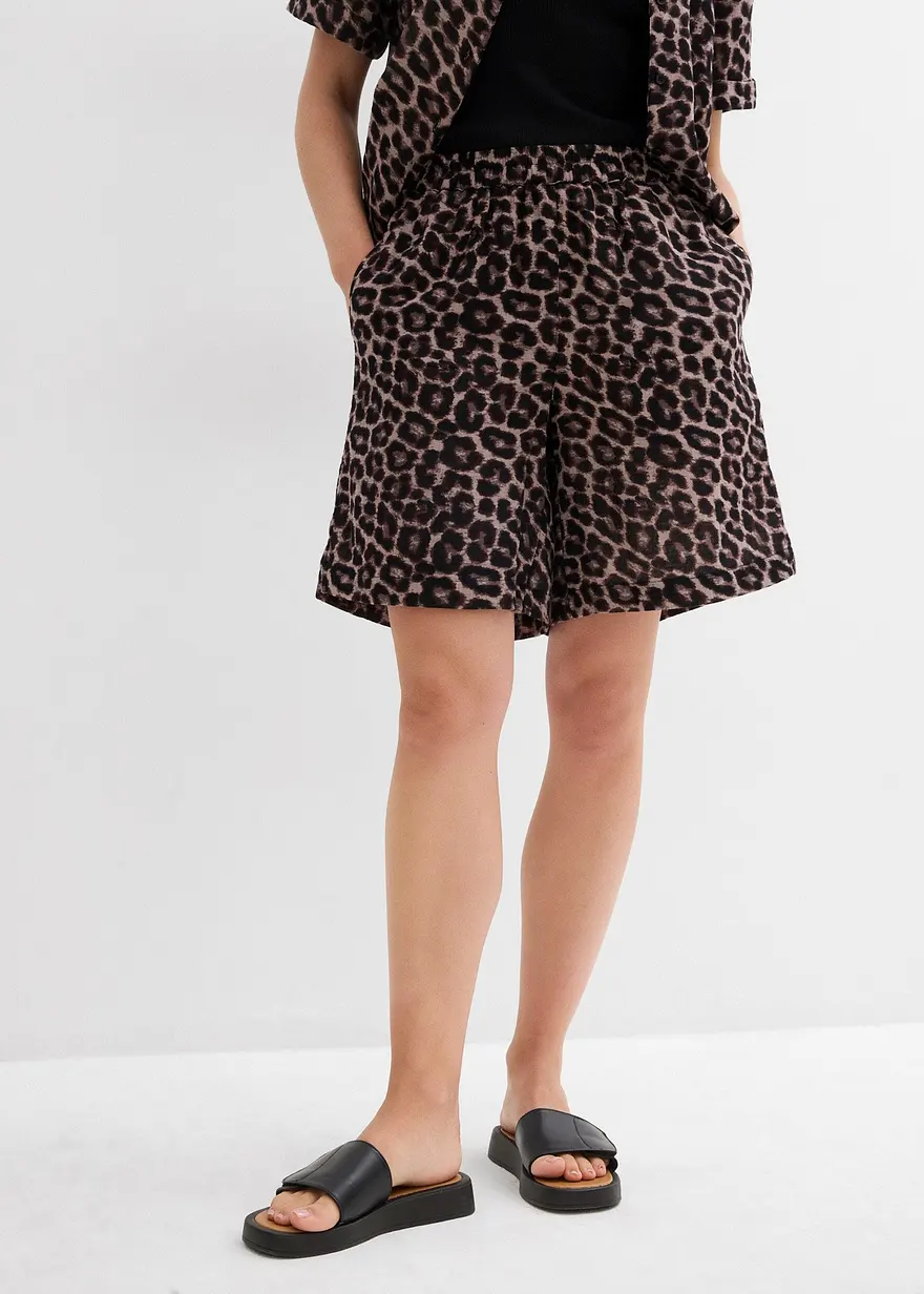Weite Shorts aus Musselin