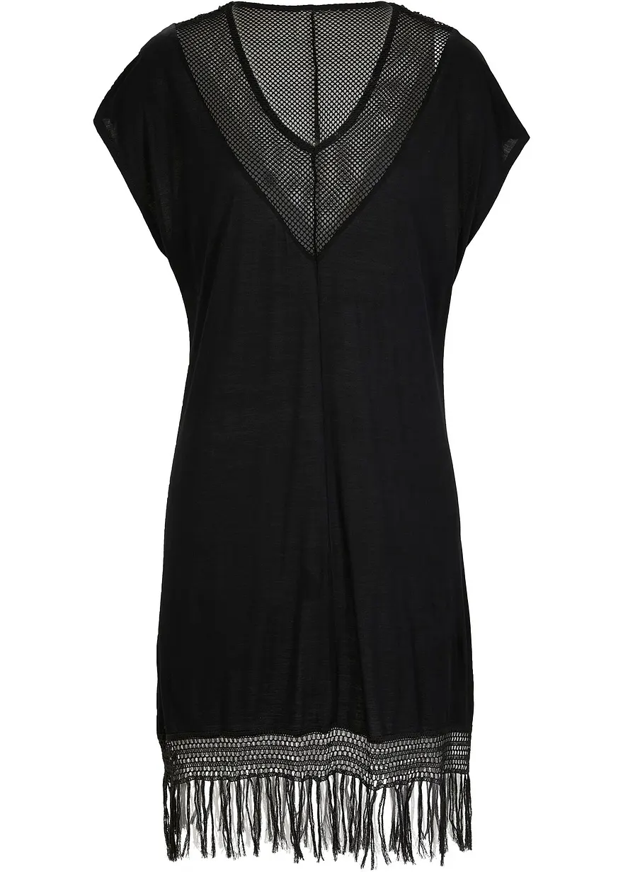 Transparentes Strandkleid aus Viskose