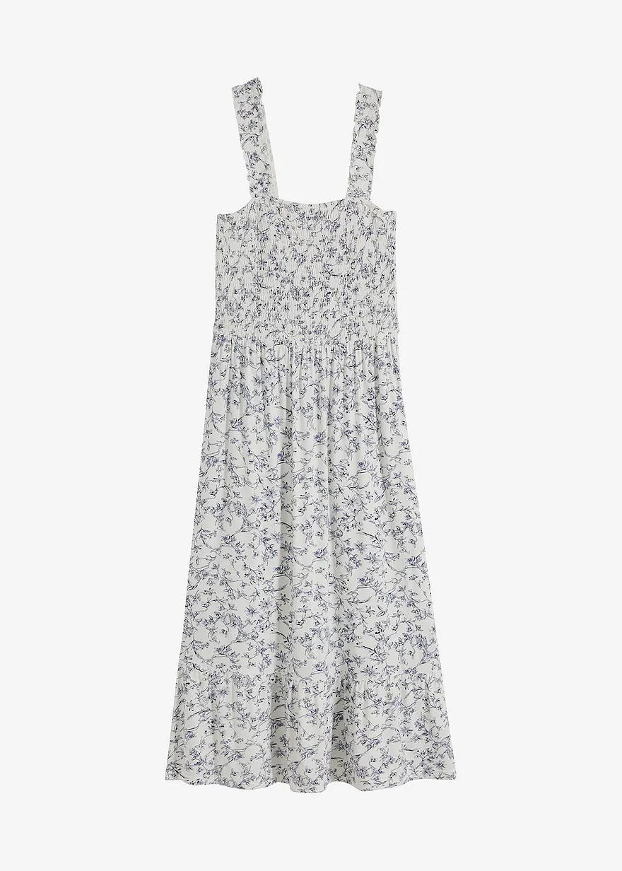 Trägerkleid aus Viskose-Mix