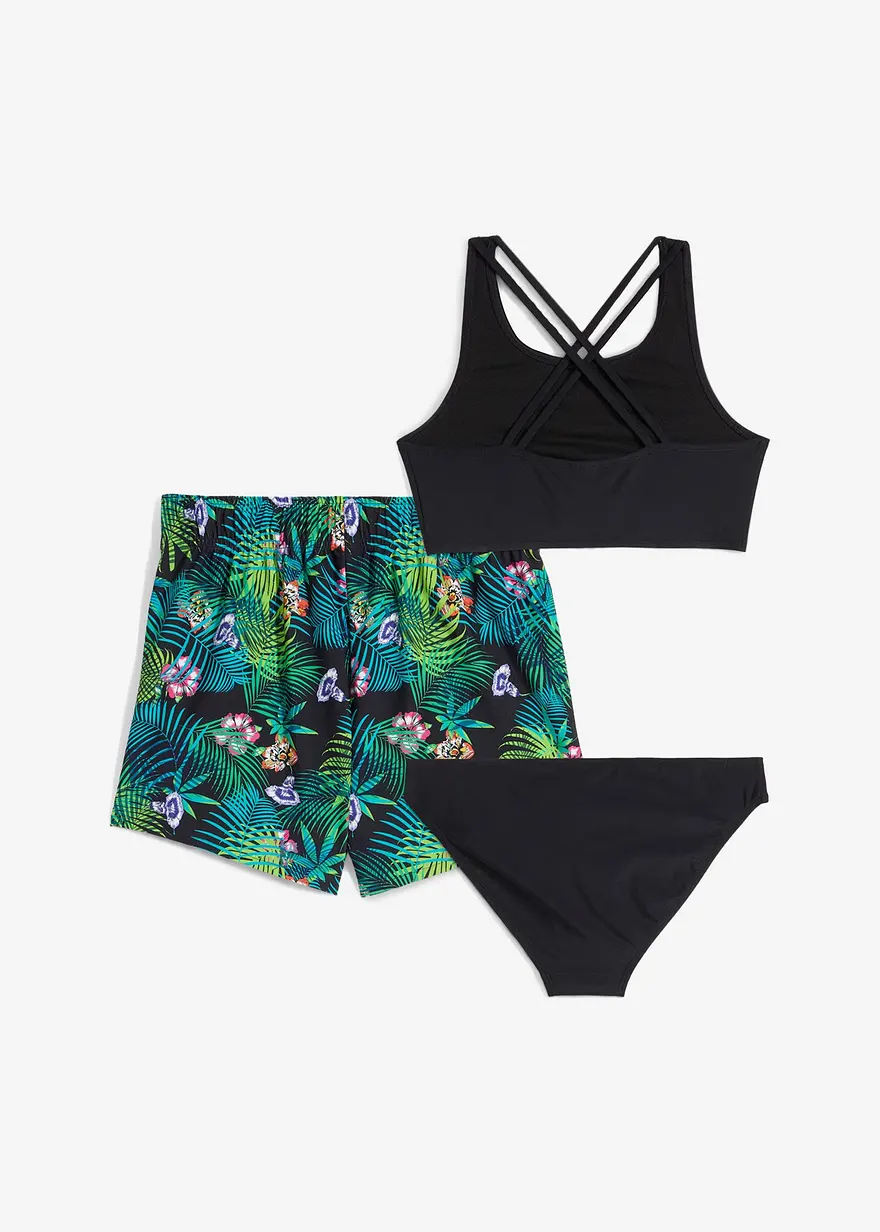 Bikini und Badeunterteil (3-tlg.Set)