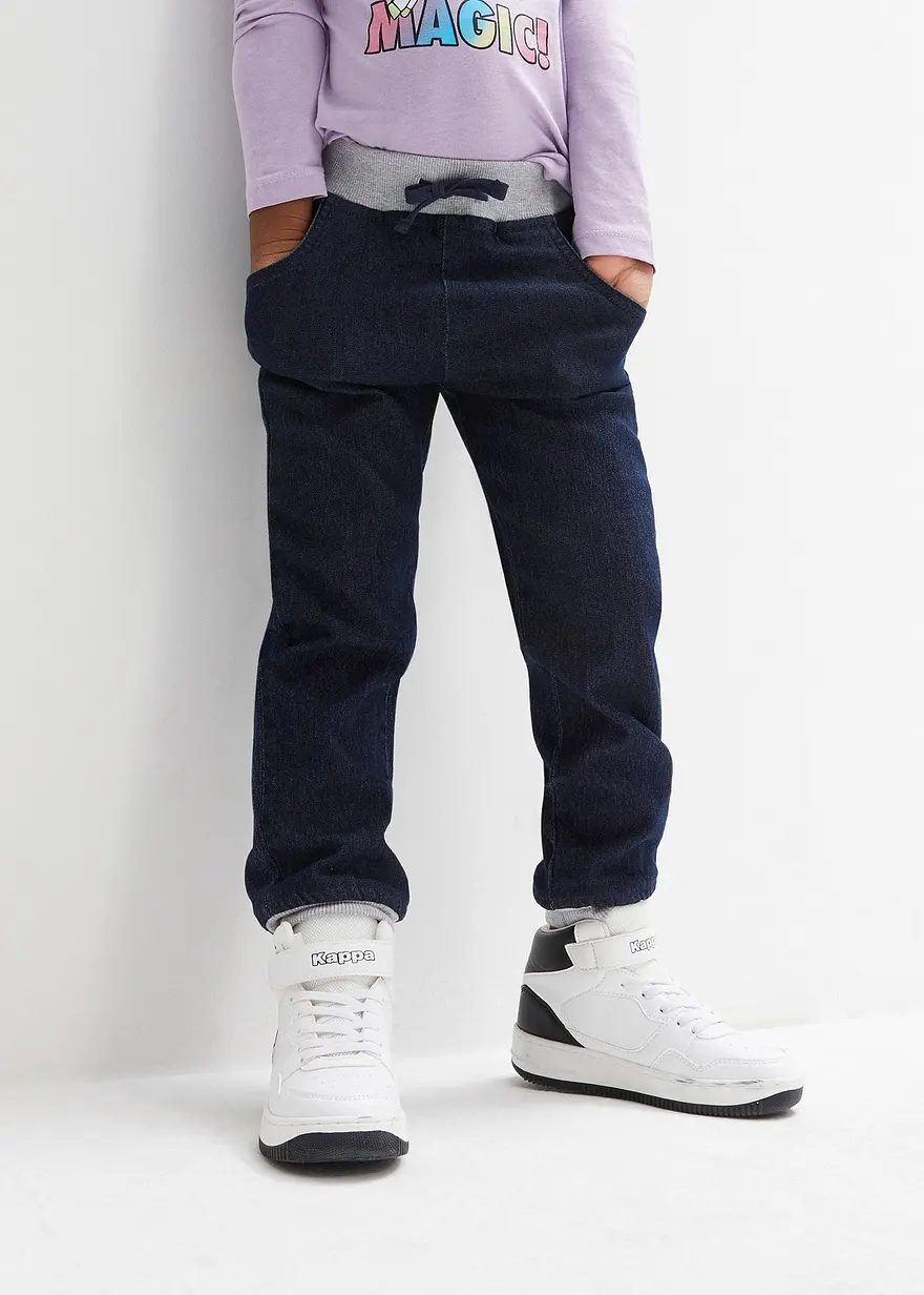 Thermohose mit Jerseyfutter Mid Waist