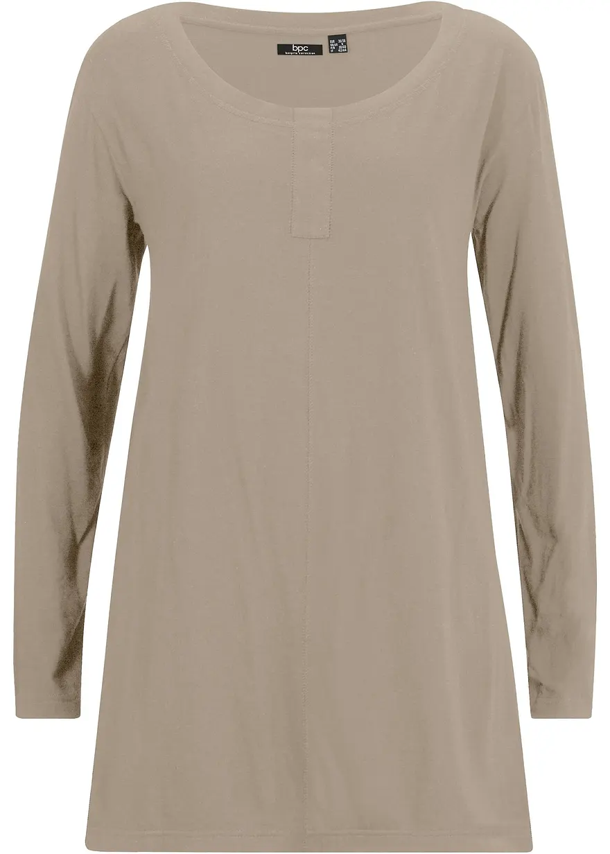 Langarmshirt aus Baumwoll-Viskose-Mix