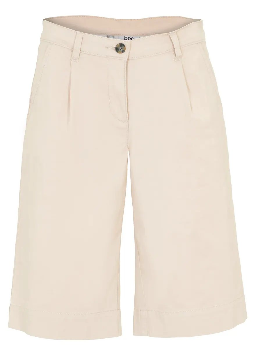 Weite Twill-Shorts