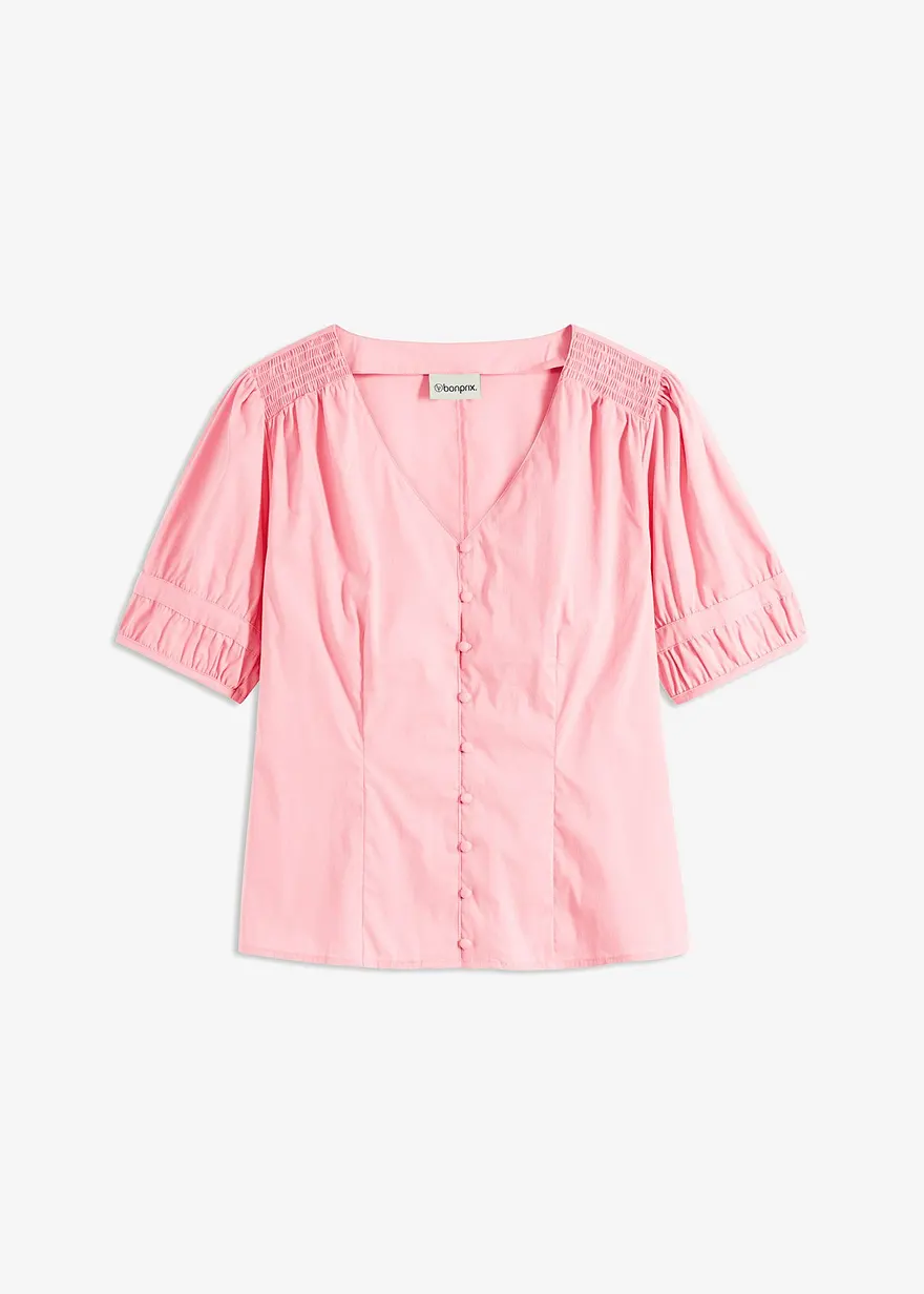 Bluse mit Puffärmeln