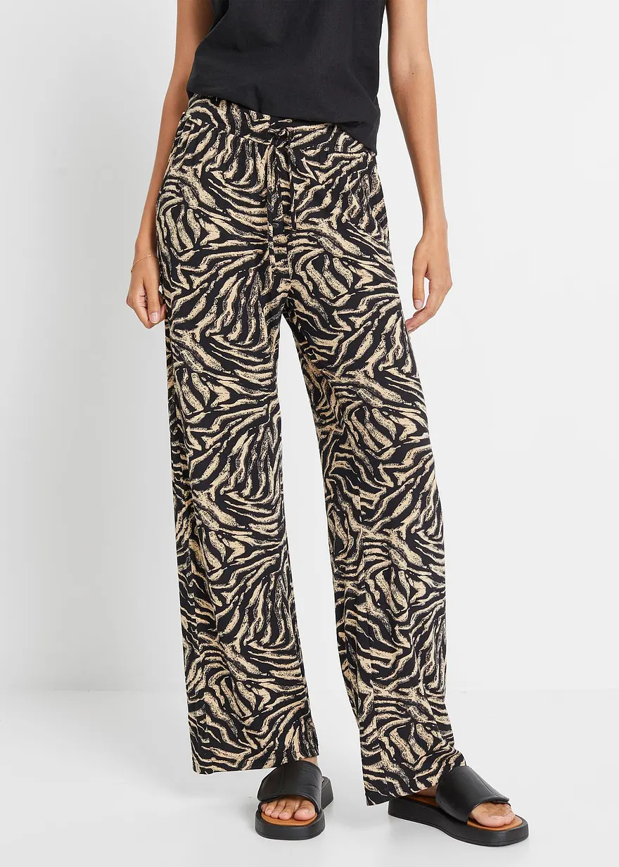 Jersey-Hose aus fließender Viskose