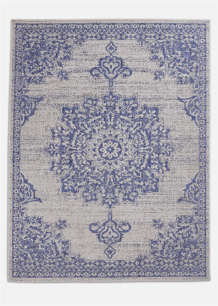 In-und Outdoor Teppich mit Orient Musterung