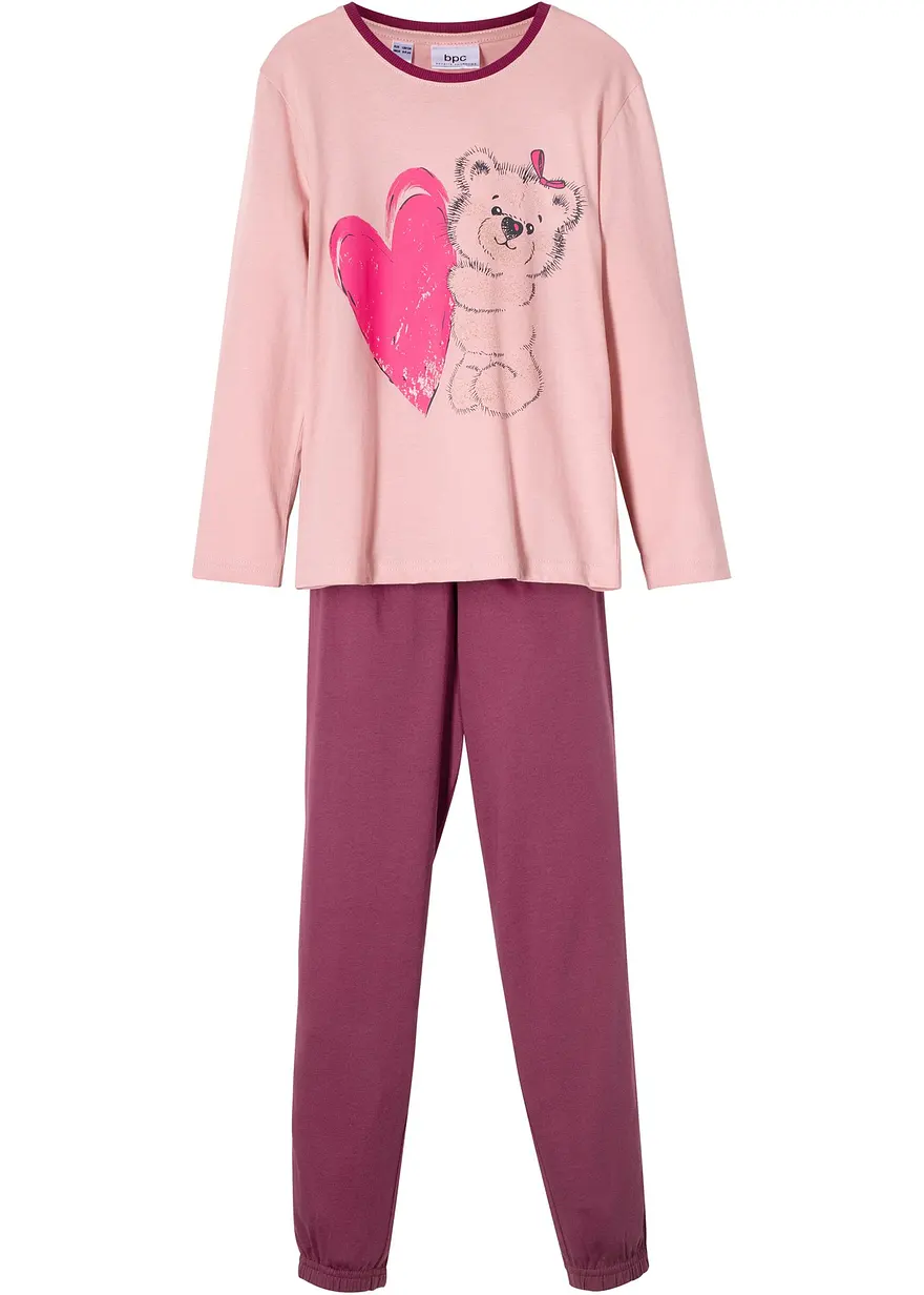 Pyjama aus reiner Bio-Baumwolle (2-tlg. Set)