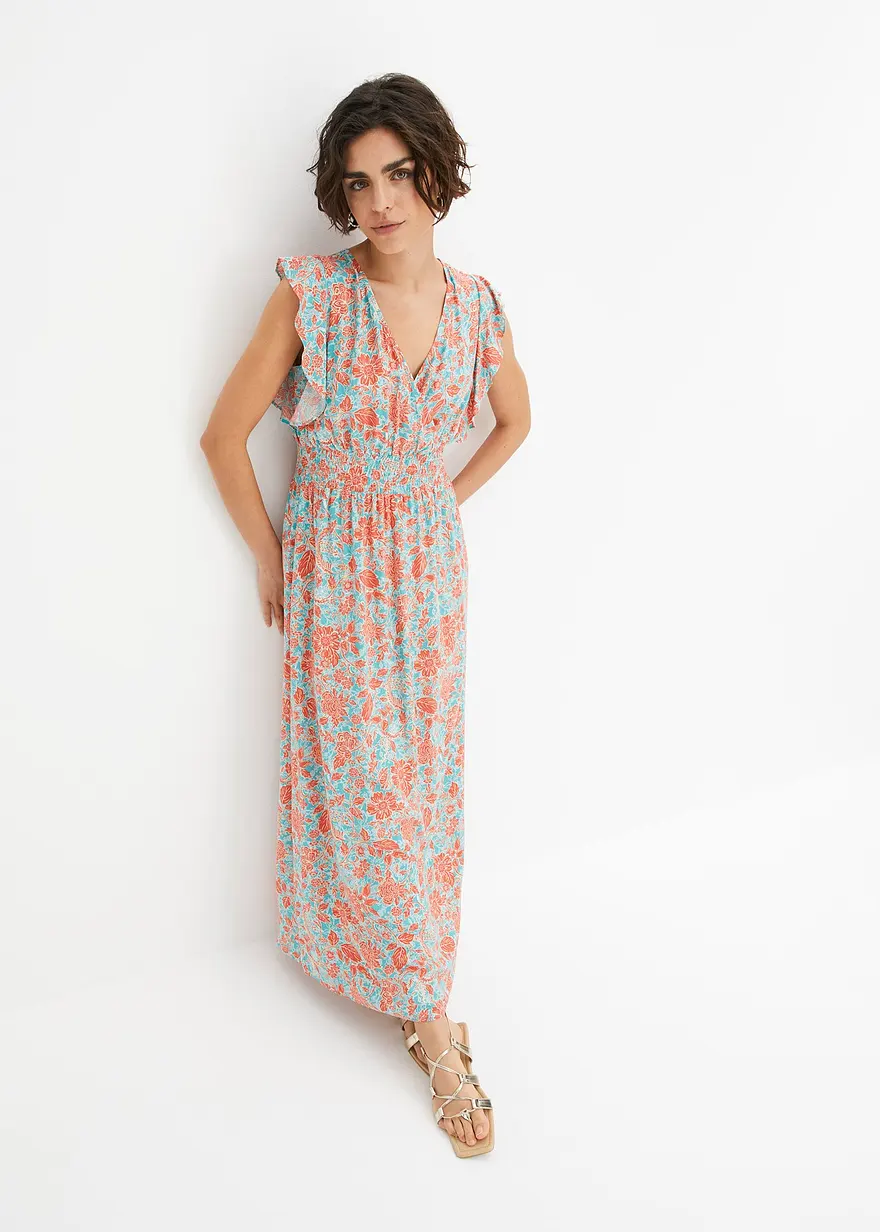 bedrucktes Maxikleid