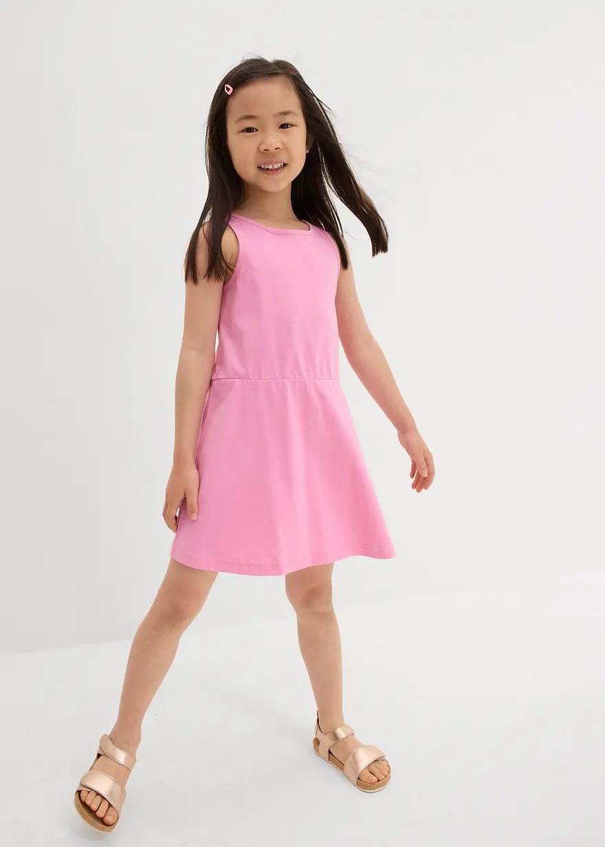 Jerseykleid mit Bio-Baumwolle (3er Pack)