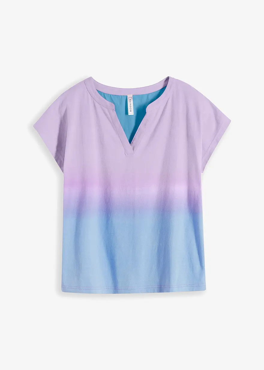 Henleyshirt mit Ombré Dye Effekt