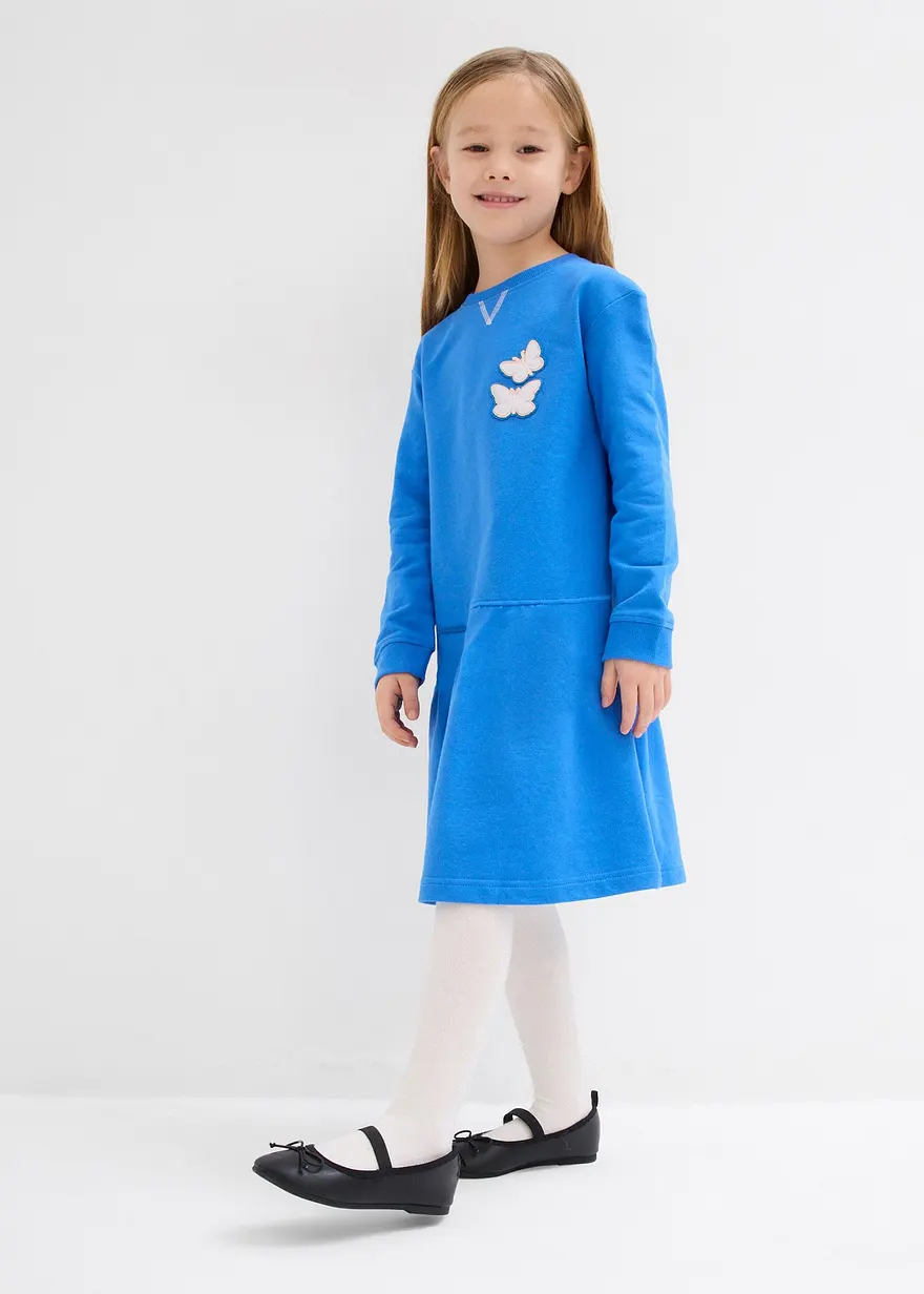 Sweatkleid aus reiner Bio-Baumwolle