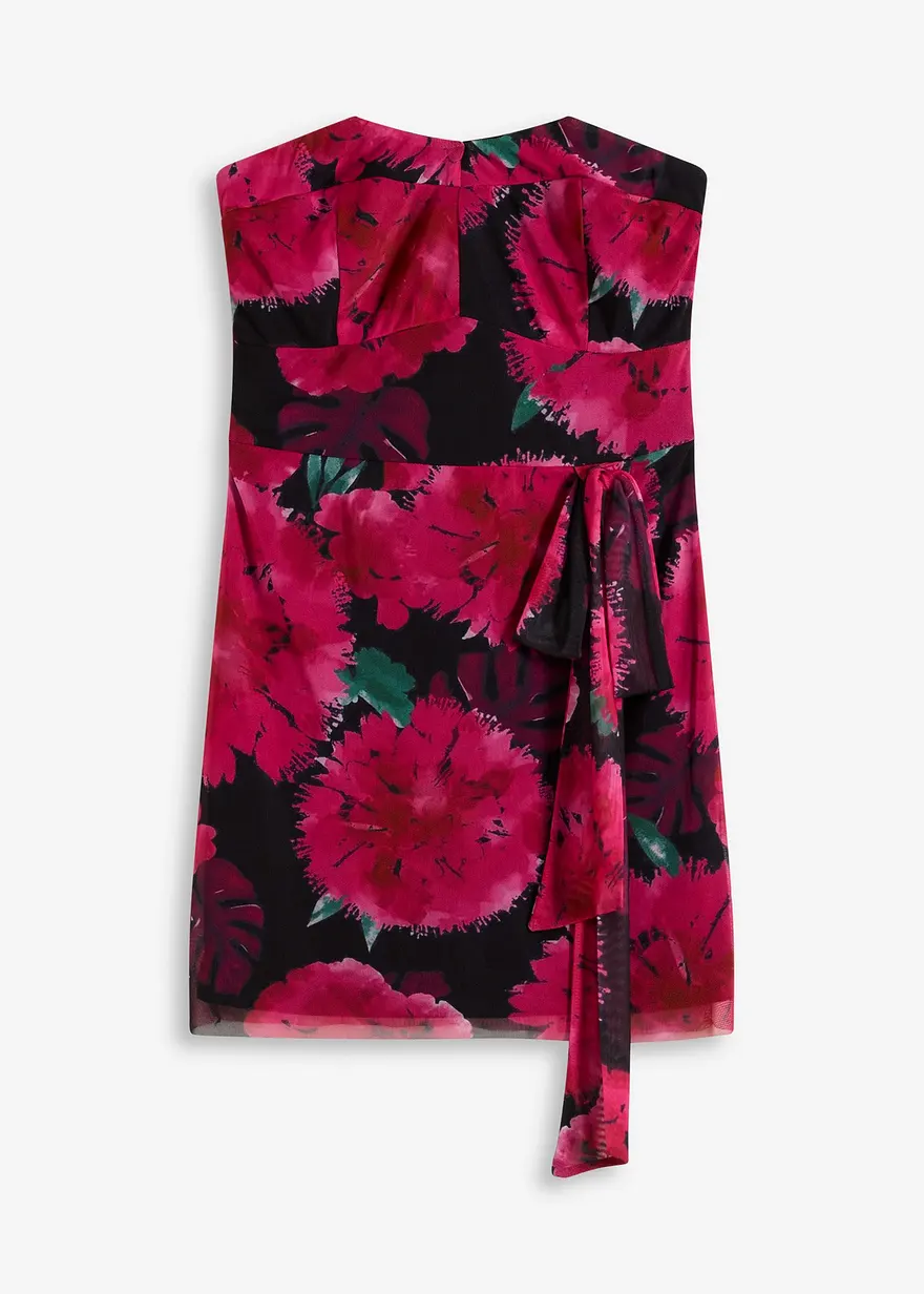 Minikleid mit Schleppe