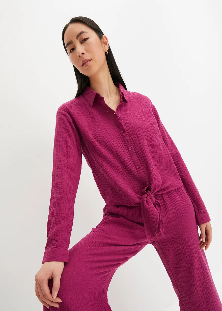 Bluse aus Musselin