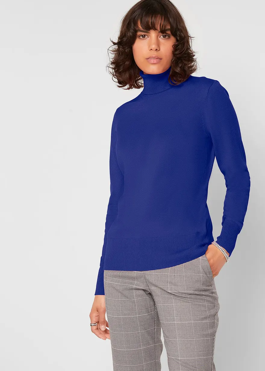 Basic Rollkragenpullover