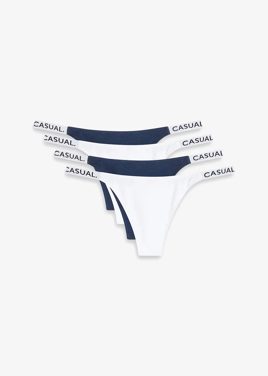 String mit Bio-Baumwolle (4er Pack)