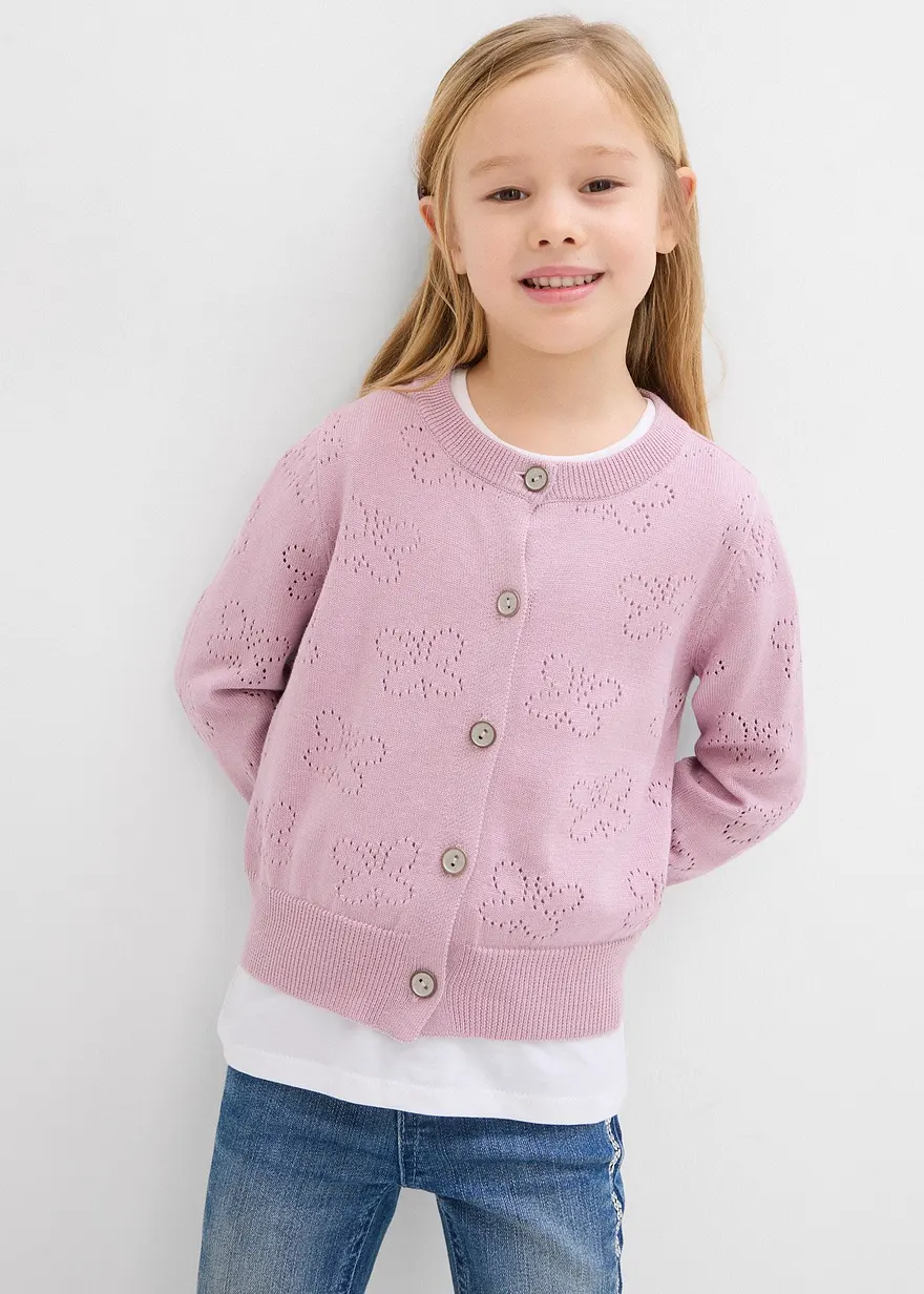 Ajour Feinstrickjacke