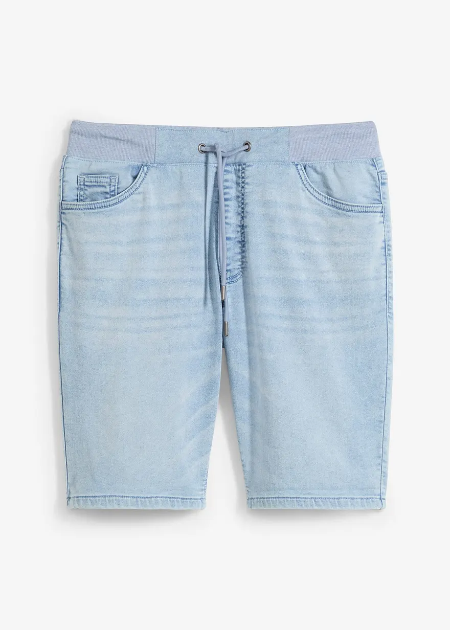 Schlupf Stretch-Jeans-Bermuda, Regular Fit