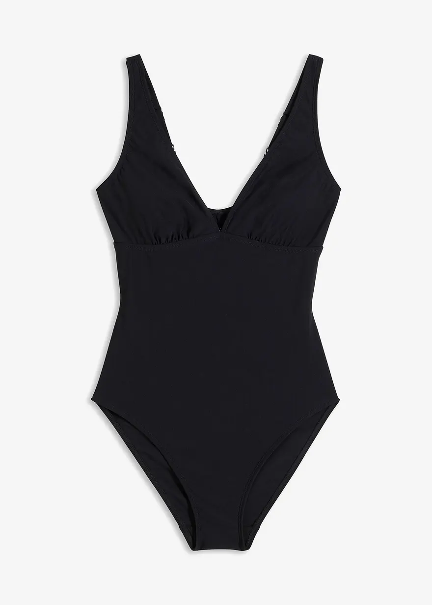Medium Shape-Badeanzug mit tiefem Ausschnitt