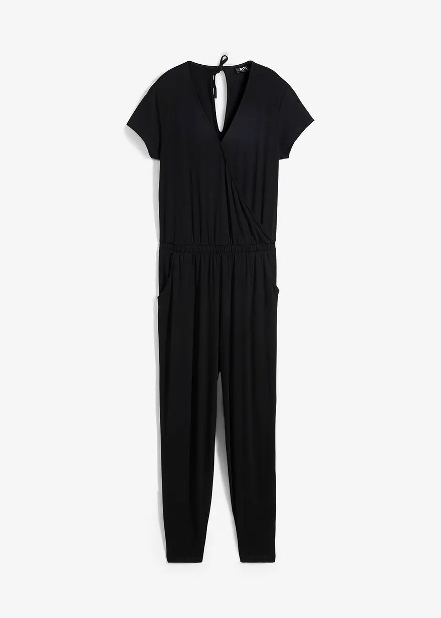 Jersey-Jumpsuit aus Viskose-Mix