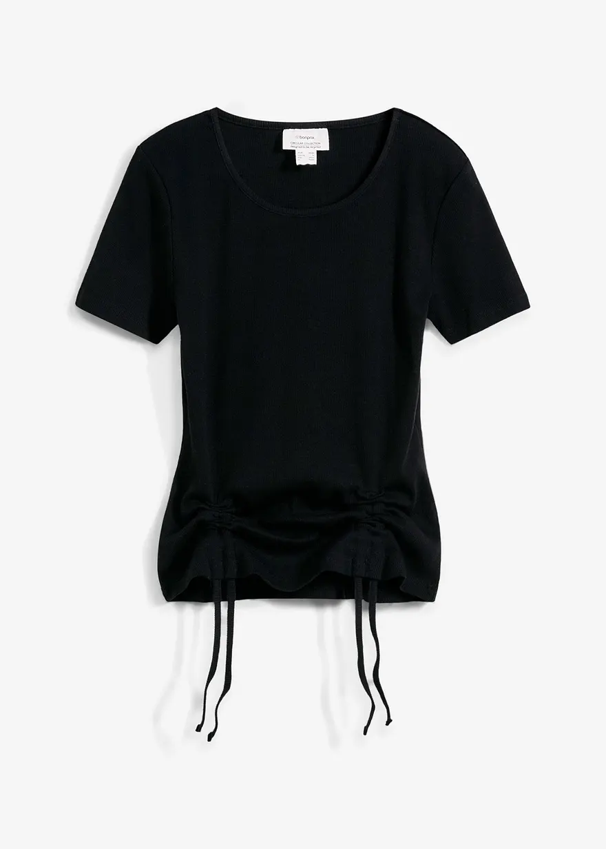 Rippshirt aus reiner Bio-Baumwolle