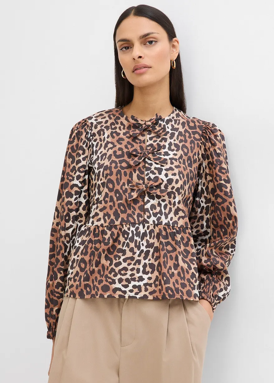 Bluse mit Schleifendetails
