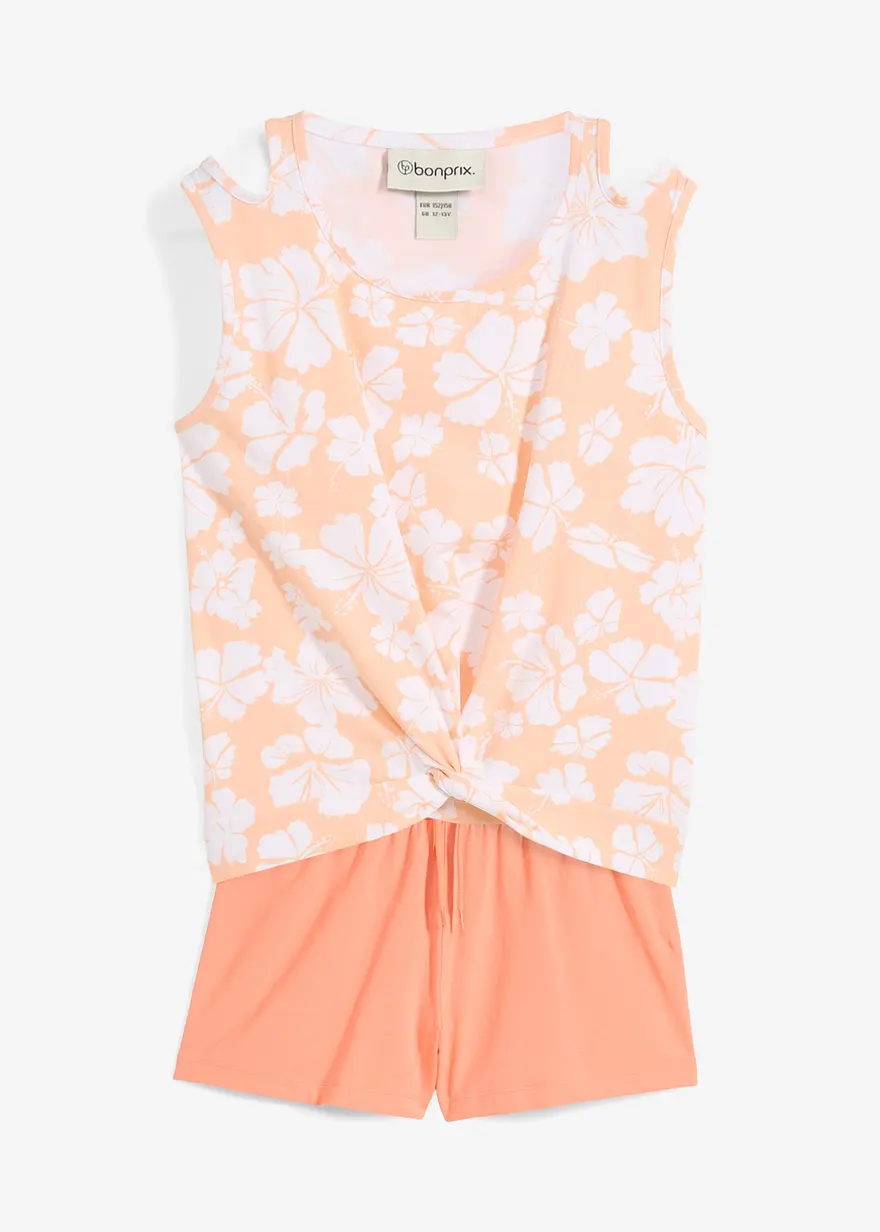 Top und kurze Hose aus Bio-Baumwoll-Mix (2-tlg.Set)