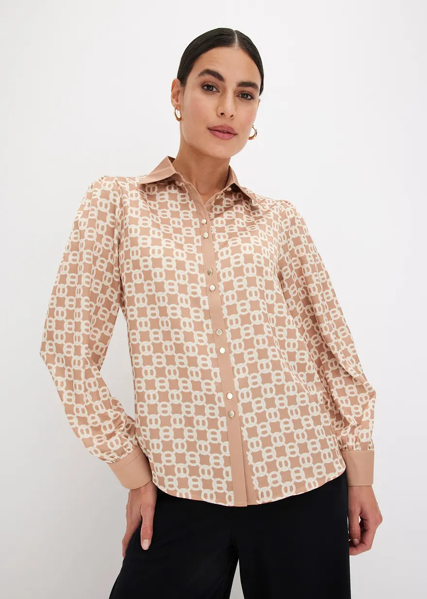 Satinbluse