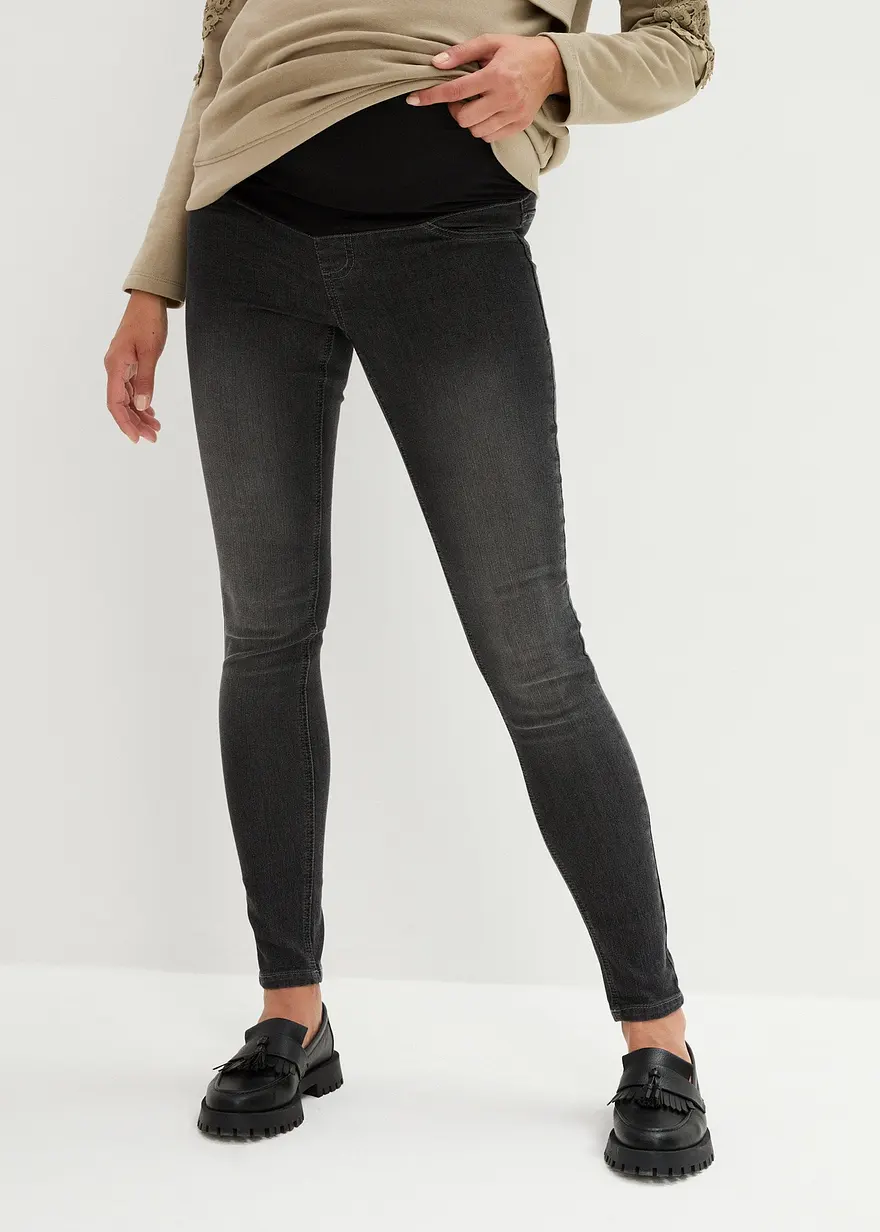 Umstandsjeggings mit Baumwolle (2er Pack), Skinny